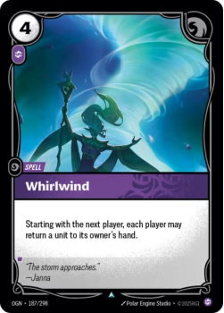Whirlwind (FOIL) single card from Riftbound : League of Legends Card Game