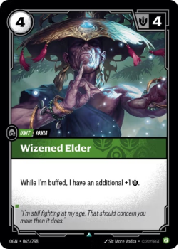 Wizened Elder single card from Riftbound : League of Legends Card Game