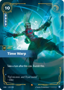 Time Warp single card from Riftbound : League of Legends Card Game