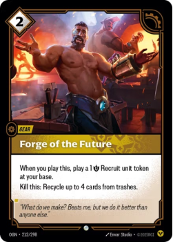 Forge of the Future single card from Riftbound : League of Legends Card Game