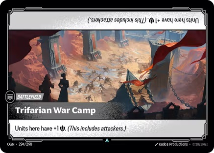 Trifarian War Camp single card from Riftbound : League of Legends Card Game