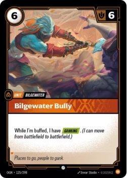 Bilgewater Bully single card from Riftbound : League of Legends Card Game