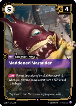 Maddened Marauder single card from Riftbound : League of Legends Card Game