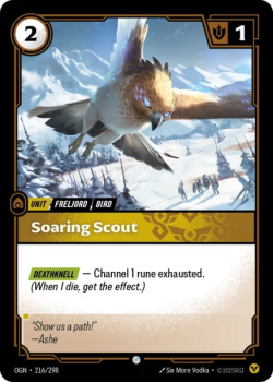 Soaring Scout single card from Riftbound : League of Legends Card Game