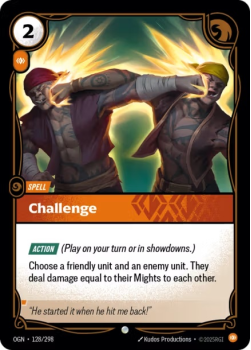 Challenge single card from Riftbound : League of Legends Card Game