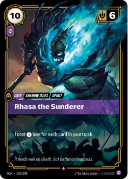 Rhasa the Sunderer single card from Riftbound : League of Legends Card Game