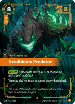 Deadbloom Predator single card from Riftbound : League of Legends Card Game