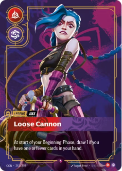 Loose Cannon single card from Riftbound : League of Legends Card Game