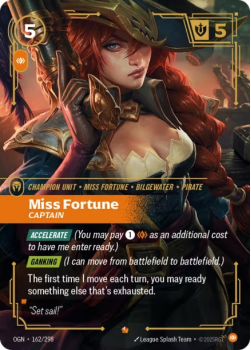 Miss Fortune, Captain single card from Riftbound : League of Legends Card Game