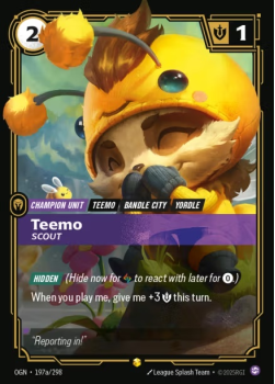 Teemo, Scout (Alternate Art) single card from Riftbound : League of Legends Card Game