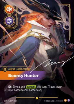 Bounty Hunter single card from Riftbound : League of Legends Card Game
