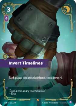 Invert Timelines single card from Riftbound : League of Legends Card Game