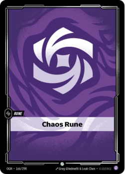 Chaos Rune single card from Riftbound : League of Legends Card Game