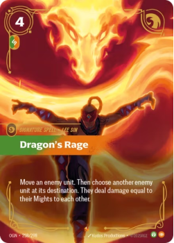 Dragon's Rage single card from Riftbound : League of Legends Card Game