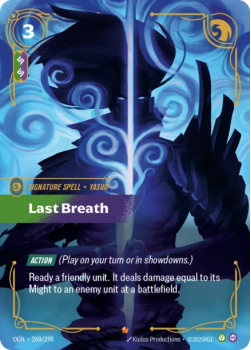 Last Breath single card from Riftbound : League of Legends Card Game