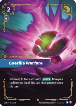 Guerilla Warfare single card from Riftbound : League of Legends Card Game