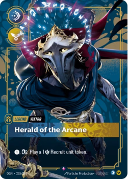 Herald of the Arcane single card from Riftbound : League of Legends Card Game