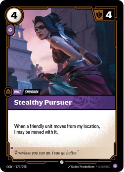 Stealthy Pursuer single card from Riftbound : League of Legends Card Game