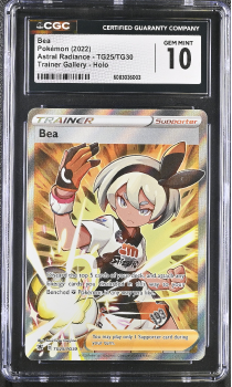 Bea (TRAINER GALLERY - HOLO) : TG25/RG30 ASTRAL RADIANCE - CERTIFIED GUARANTY COMPANY Graded Card - 10 GEM MINT