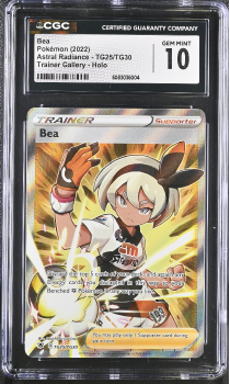 Bea (TRAINER GALLERY - HOLO) : TG25/RG30 ASTRAL RADIANCE - CERTIFIED GUARANTY COMPANY Graded Card - 10 GEM MINT