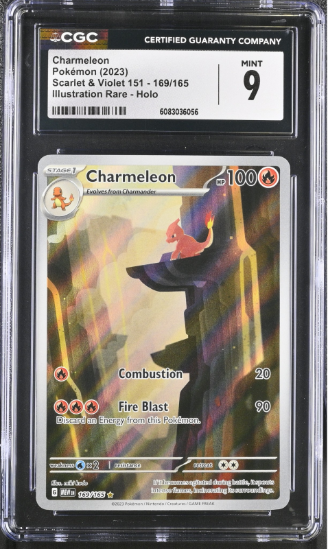 Charmeleon (ILLUSTRATION RARE) : 169/165 SCARLET AND VIOLET - 151 ...