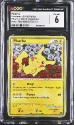 Pikachu (HOLO)(POLISH) : PIKACHU WORLD COLLECTION - CERTIFIED GUARANTY COMPANY Graded Card - 6 EX/NM