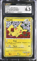 Pikachu (HOLO)(POLISH) : PIKACHU WORLD COLLECTION - CERTIFIED GUARANTY COMPANY Graded Card - 6 EX/NM+