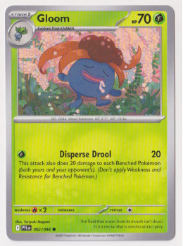 Gloom single card from Pokemon
