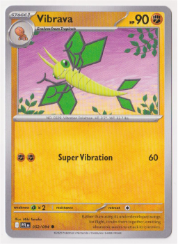 Vibrava single card from Pokemon