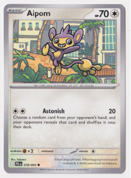 Aipom single card from Pokemon