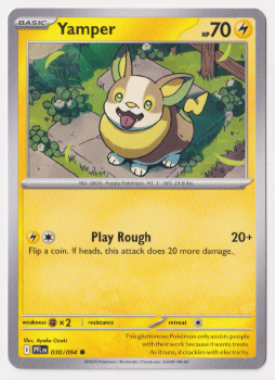 Yamper single card from Pokemon