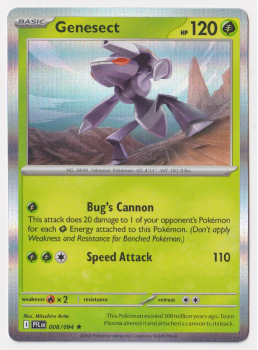 Genesect single card from Pokemon