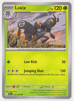 Lokix single card from Pokemon