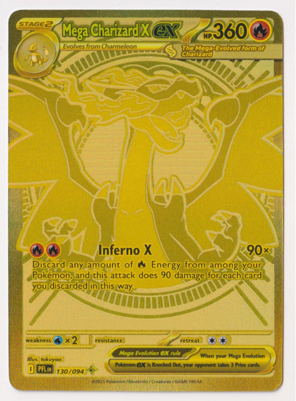 pokemon trading card game breakpoint elite trainer box Mega Charizard ex Phantasmal Flames 013/094, NM Pokemon Card main image 0