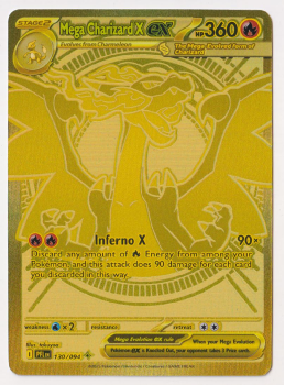 Mega Charizard X ex single card from Pokemon
