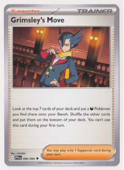 Grimsley's Move single card from Pokemon
