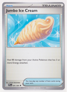 Jumbo Ice Cream single card from Pokemon