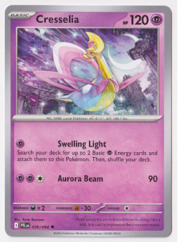 Cresselia single card from Pokemon