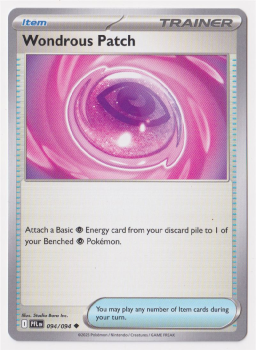Wondrous Patch single card from Pokemon