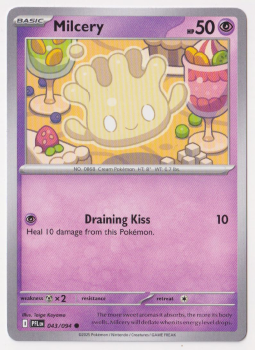 Milcery single card from Pokemon