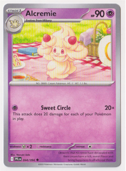 Alcremie single card from Pokemon