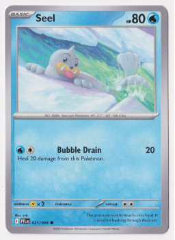 Seel single card from Pokemon