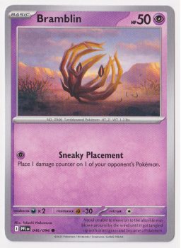 Bramblin single card from Pokemon