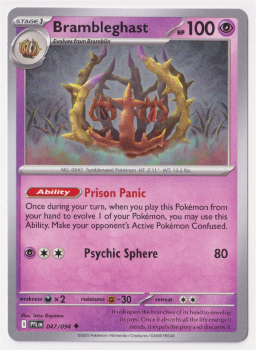 Brambleghast single card from Pokemon