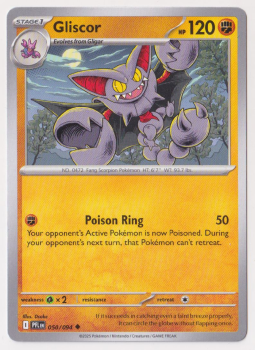 Gliscor single card from Pokemon