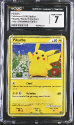Pikachu (HOLO)(ITALIAN) : PIKACHU 2010 WORLD COLLECTION - CERTIFIED GUARANTY COMPANY Graded Card - 7 NEAR MINT
