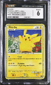 Pikachu (HOLO)(ITALIAN) : PIKACHU 2010 WORLD COLLECTION - CERTIFIED GUARANTY COMPANY Graded Card - 6 EX/NM