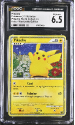 Pikachu (HOLO)(ITALIAN) : PIKACHU 2010 WORLD COLLECTION - CERTIFIED GUARANTY COMPANY Graded Card - 6.5 EX/NM+