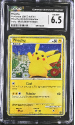 Pikachu (HOLO)(ITALIAN) : PIKACHU 2010 WORLD COLLECTION - CERTIFIED GUARANTY COMPANY Graded Card - 6.5 EX/NM+
