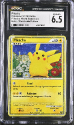 Pikachu (HOLO)(ITALIAN) : PIKACHU 2010 WORLD COLLECTION - CERTIFIED GUARANTY COMPANY Graded Card - 6.5 EX/NM+
